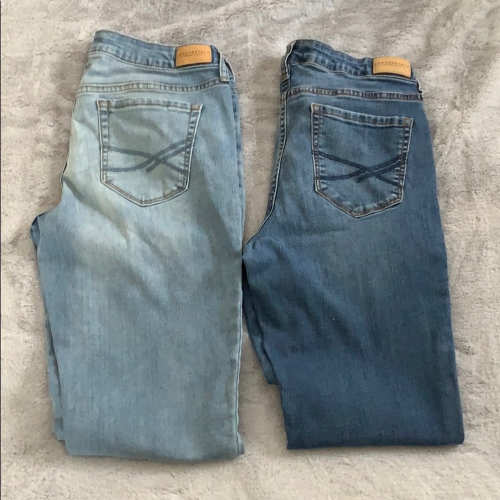 Bundle of 2 Aeropostale Jegging Jeans Size 8 Long